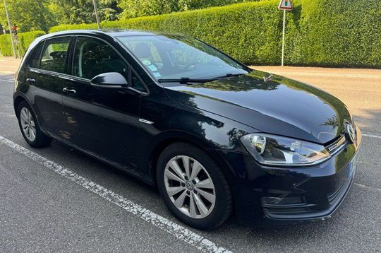 Volkswagen Golf 7 1,6 TDI bleu motion occasion en vente à Wittenheim 
								